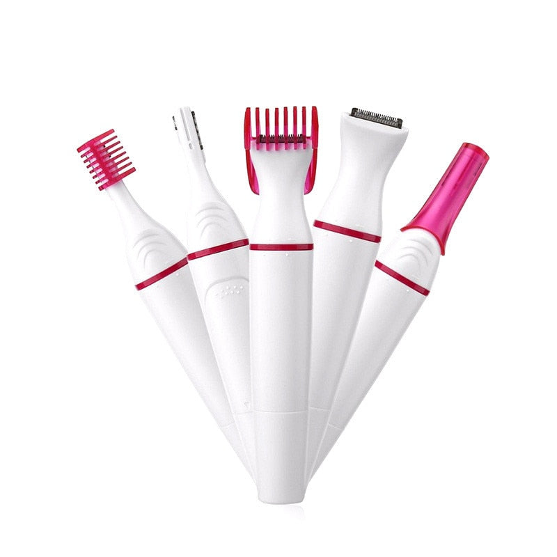 5-in-1 Multifunction Hair Removal Combo – All-in-One Solution for Effortless, Painless Grooming!
