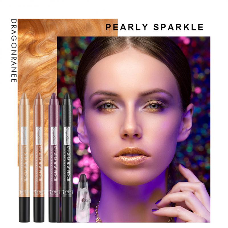 12-Color Eyeshadow Pencil Set – Waterproof, Shimmering Shades for All-Day Glam