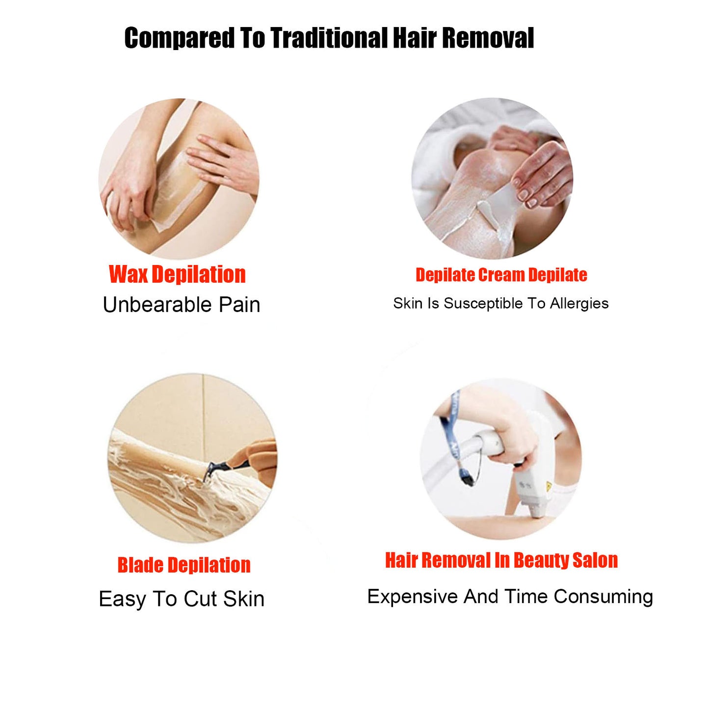 Hair Removal Epilator - Nano Glass Hair Remover Stone
