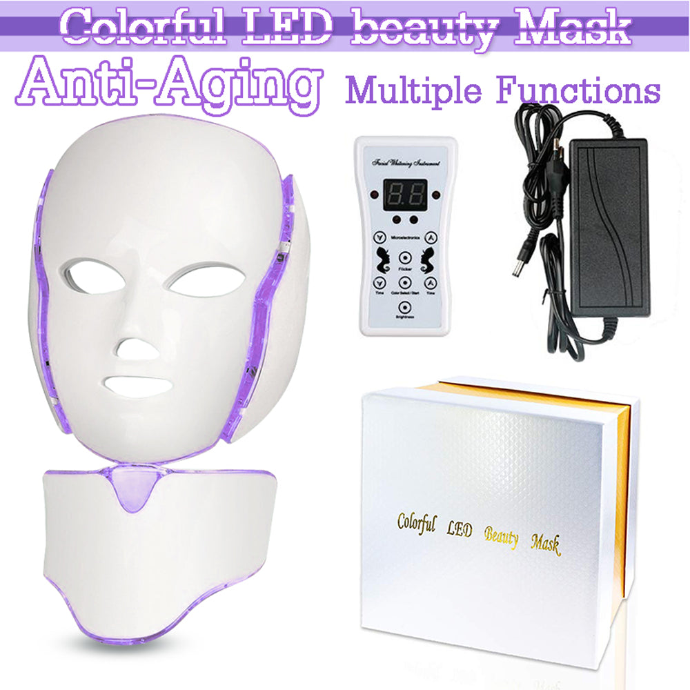 Skin LED Light Therapy Face Mask Red Light Therapy Treatment Device