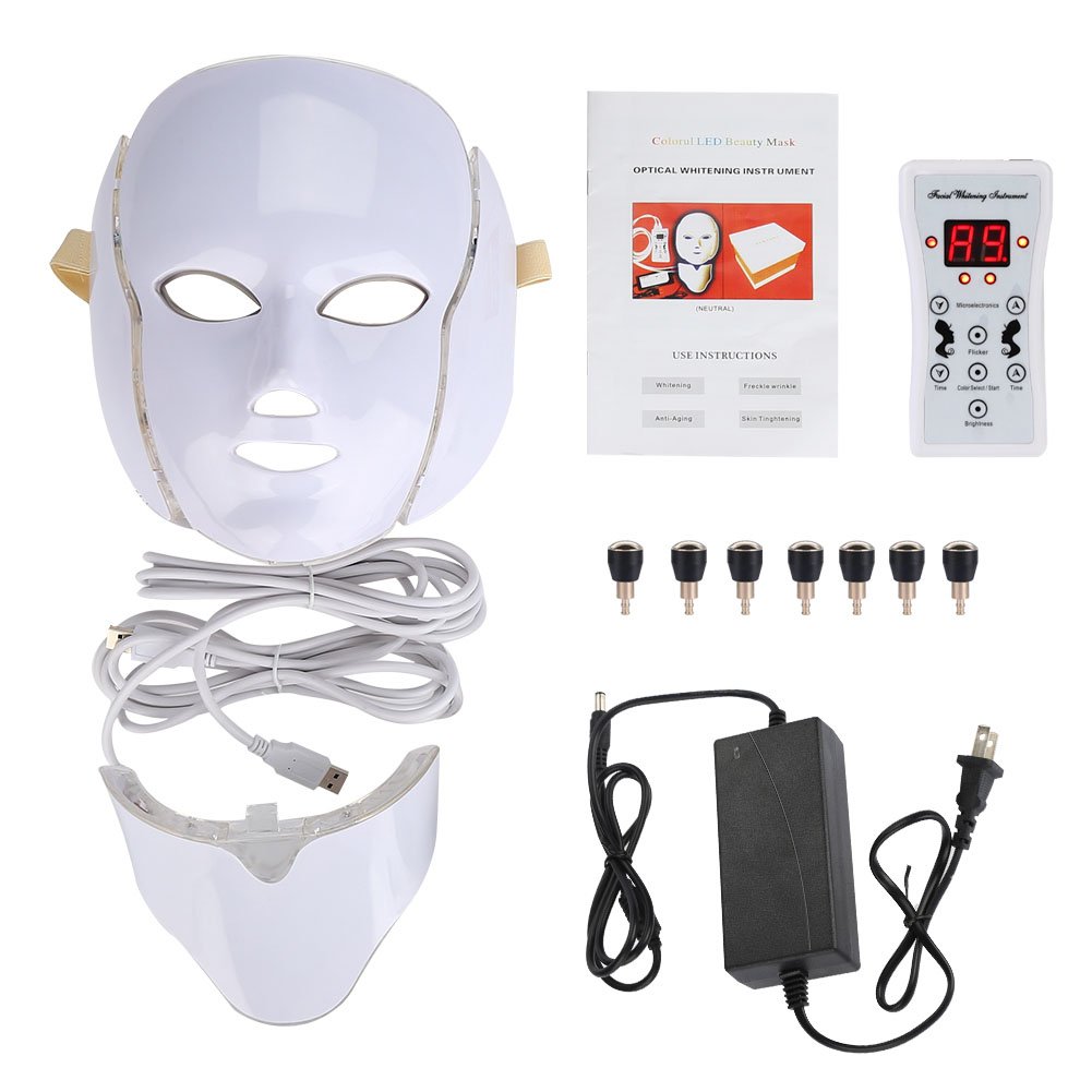 Skin LED Light Therapy Face Mask Red Light Therapy Treatment Device