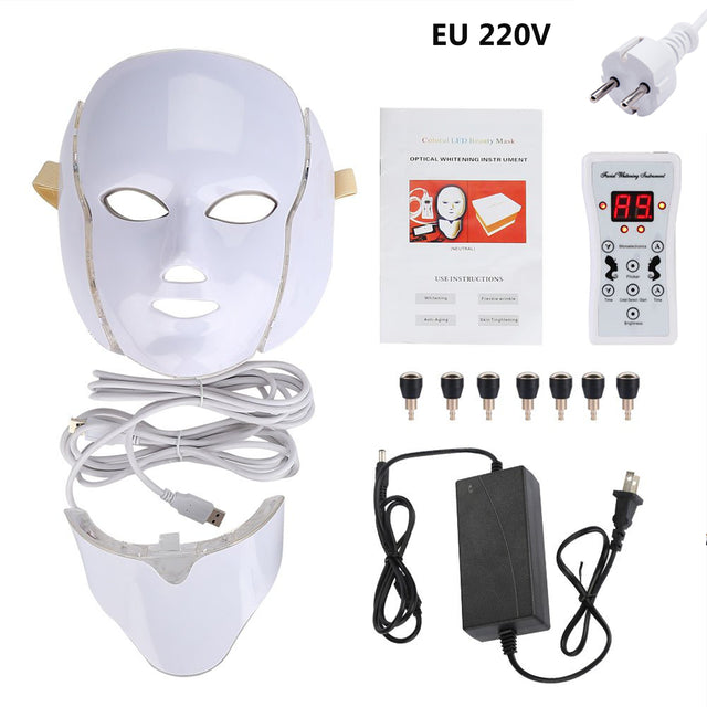 Skin LED Light Therapy Face Mask Red Light Therapy Treatment Device