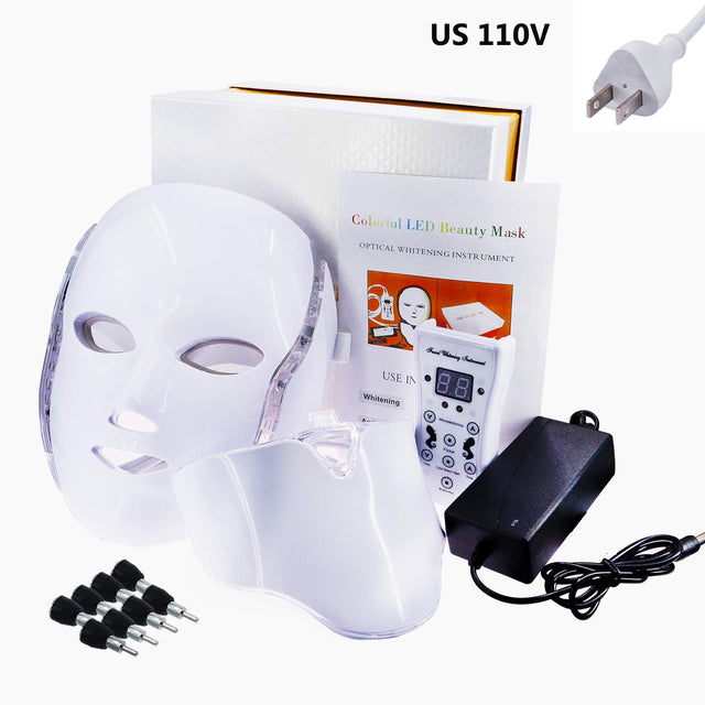 Skin LED Light Therapy Face Mask Red Light Therapy Treatment Device