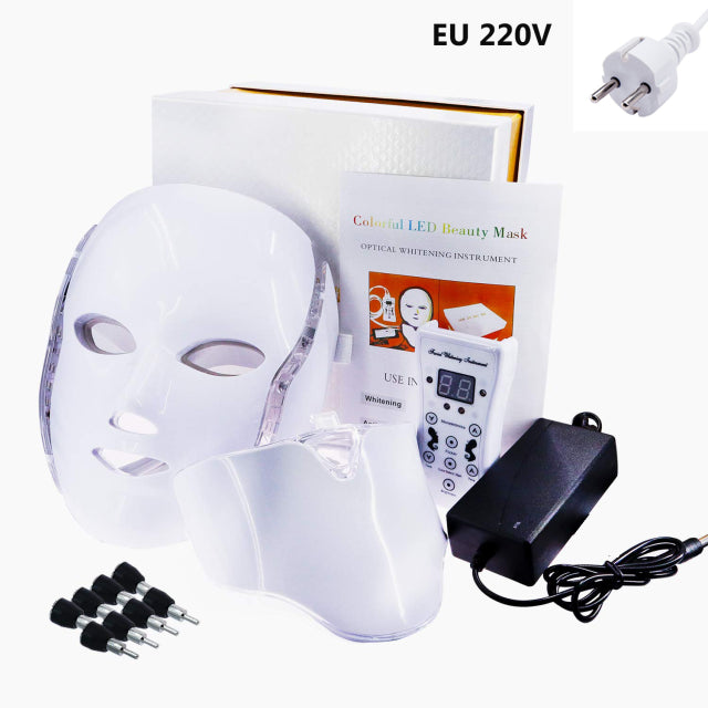 Skin LED Light Therapy Face Mask Red Light Therapy Treatment Device