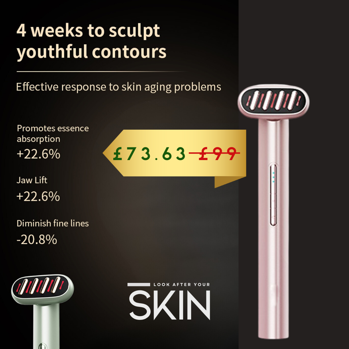 REVOLAX 5-in-1 Facial Wand LED