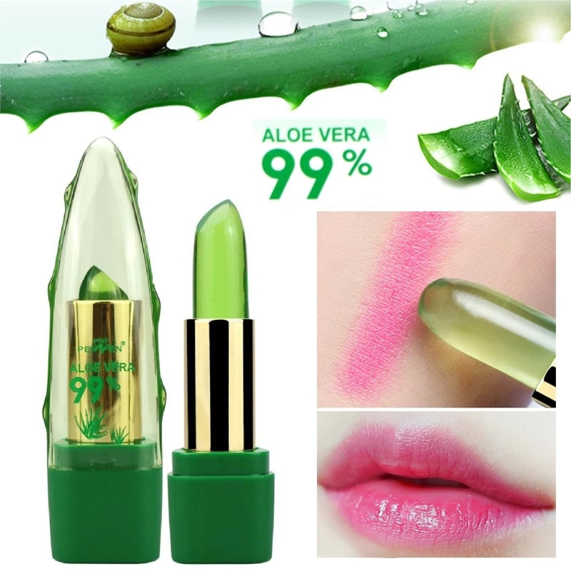 Aloe Vera Moisturizing Lip Balm – Personalized, Long-Lasting Color & Hydration