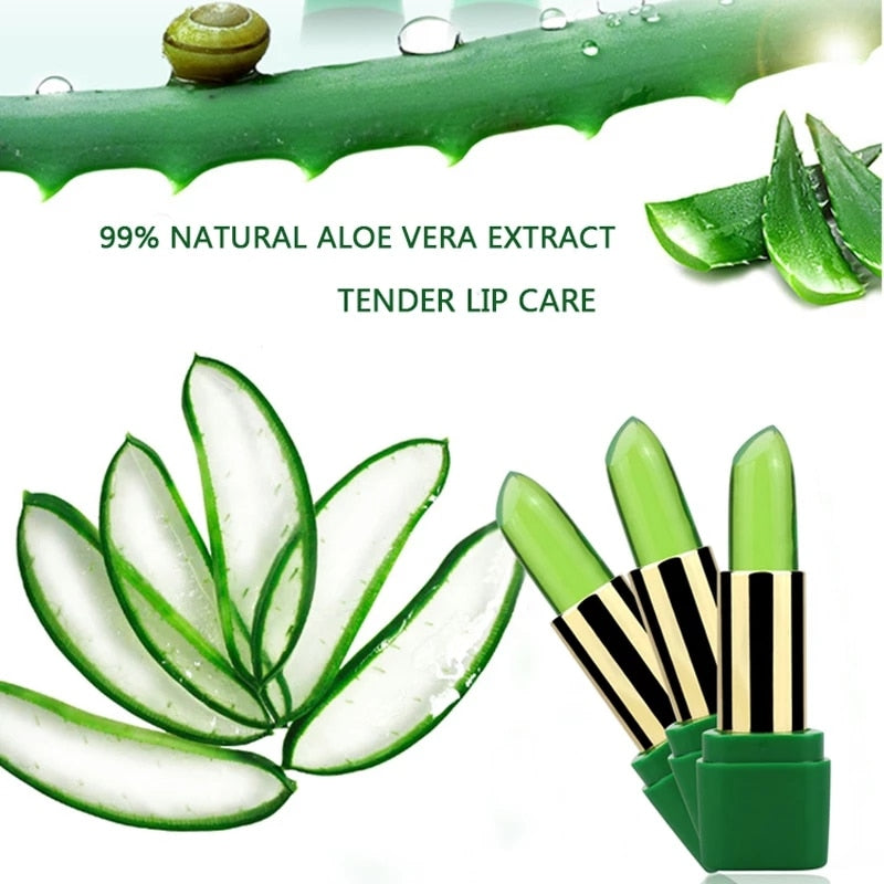 Aloe Vera Moisturizing Lip Balm – Personalized, Long-Lasting Color & Hydration